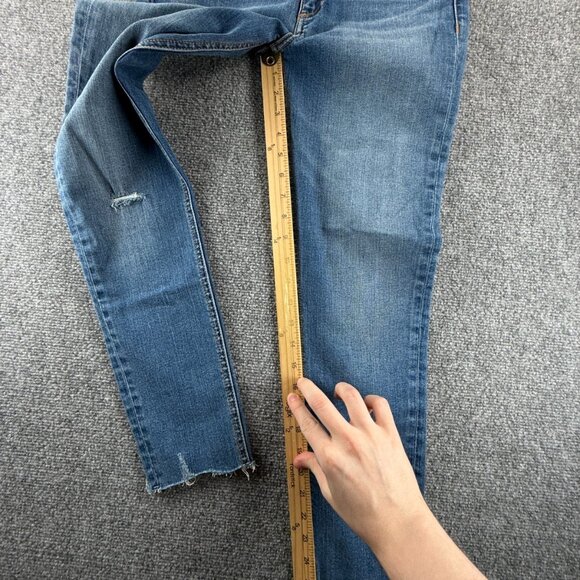 Rag & Bone Cate Mid Rise Ankle Skinny Jeans 27 Blue Denim Stretch ACTL 27X27 - Picture 7 of 16